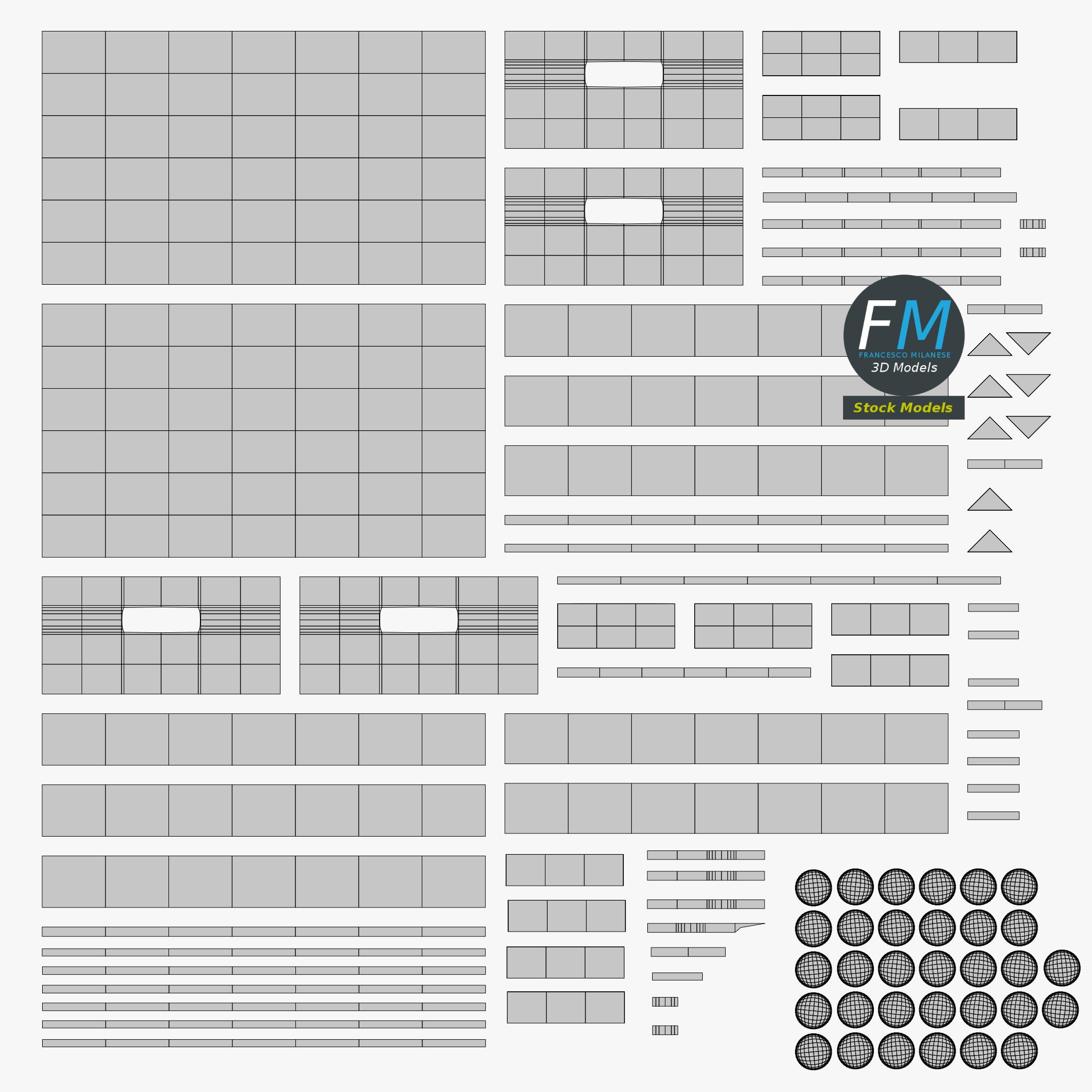 3D-Modell - Zitronen in Holzkiste - 12 3D-Modell - Zitronen in Holzkiste - 12