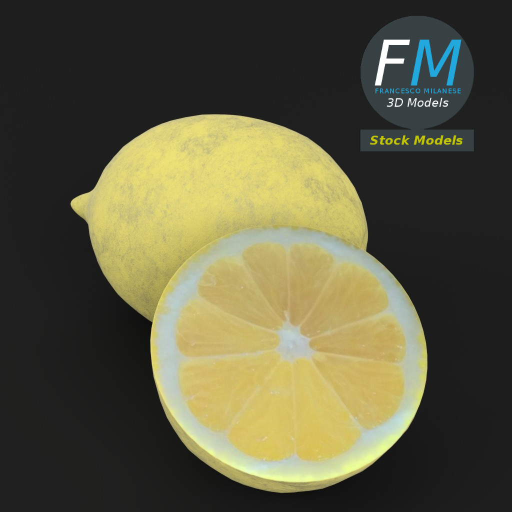 3D-Modell - Zitronen - 02