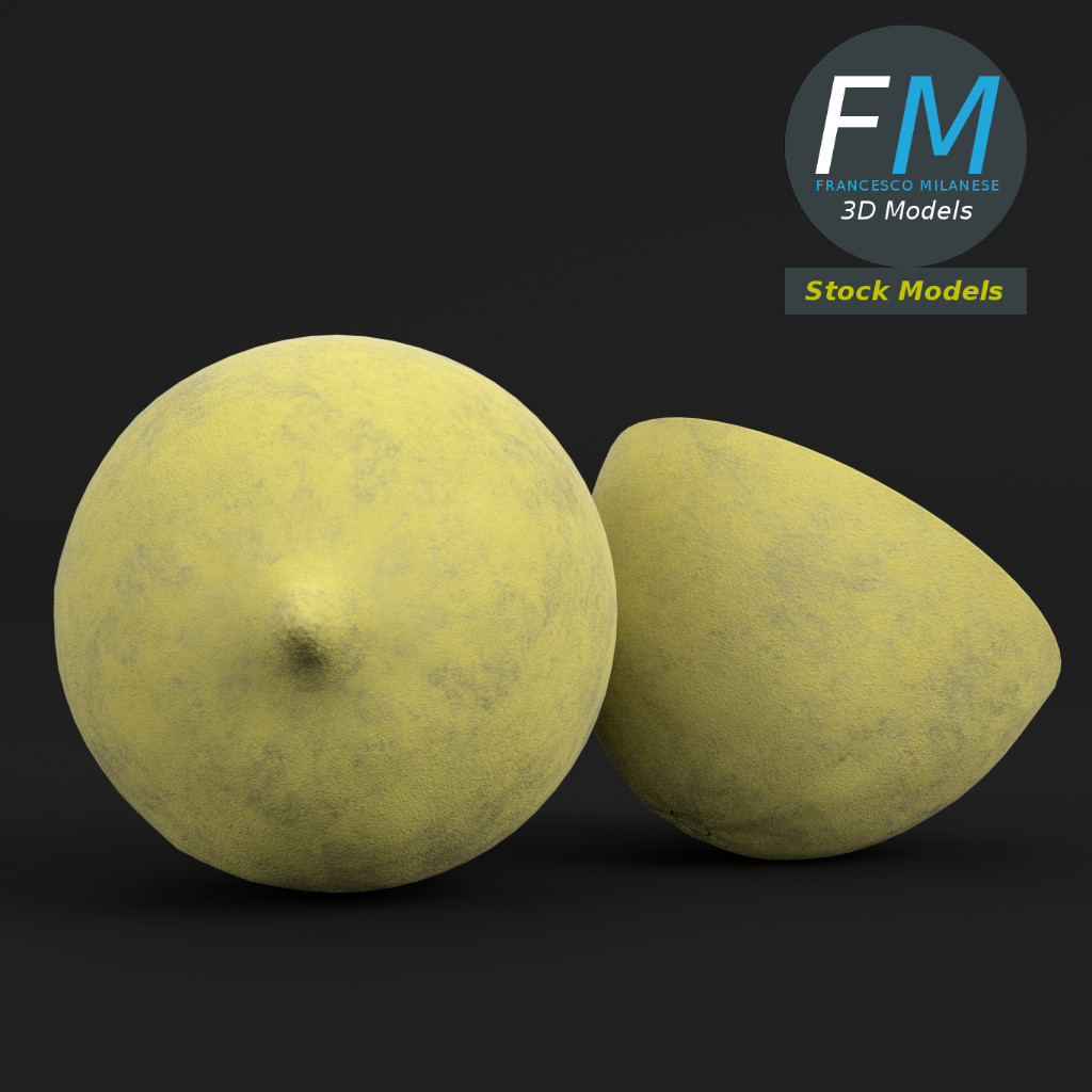 3D-Modell - Zitronen - 03