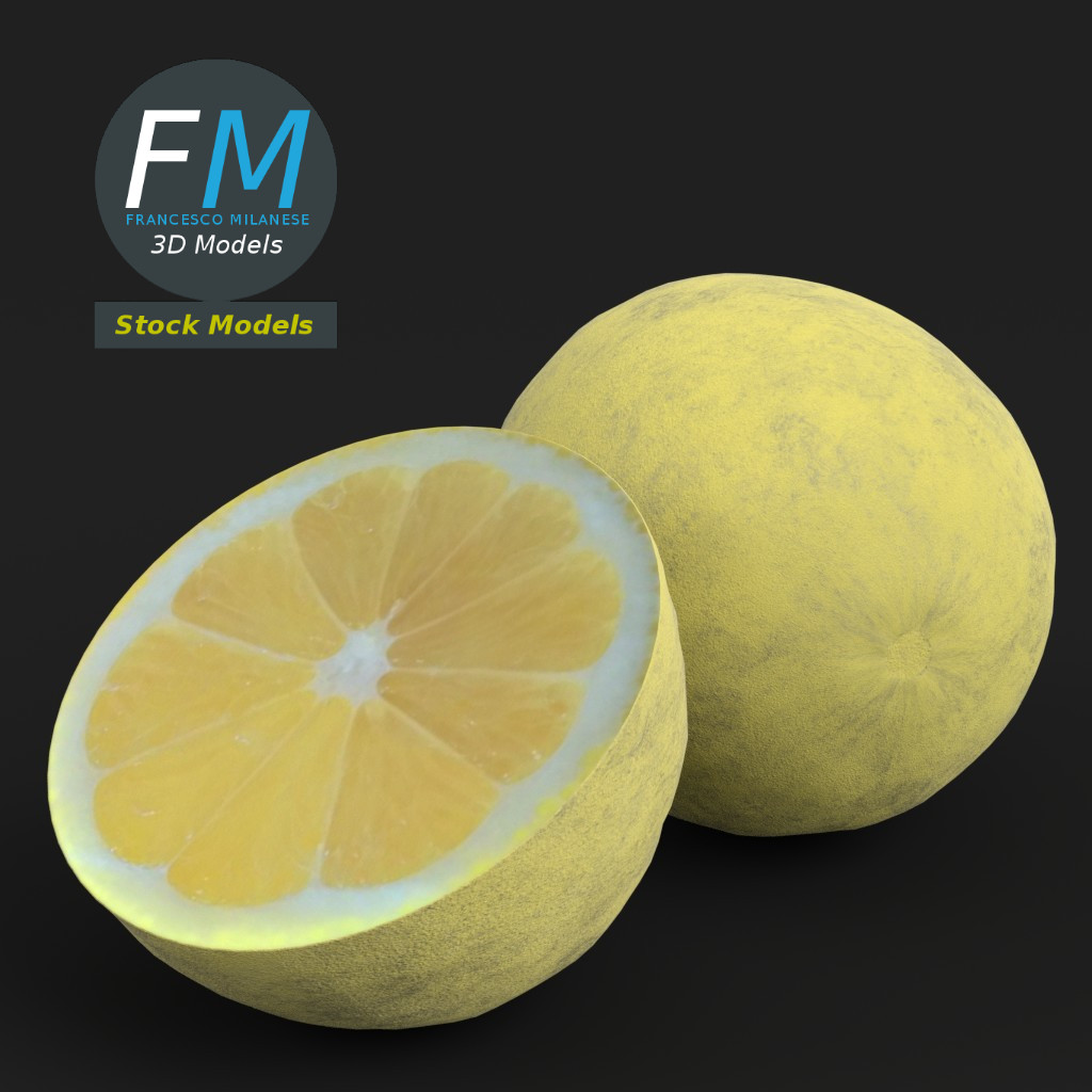 3D-Modell - Zitronen - 04