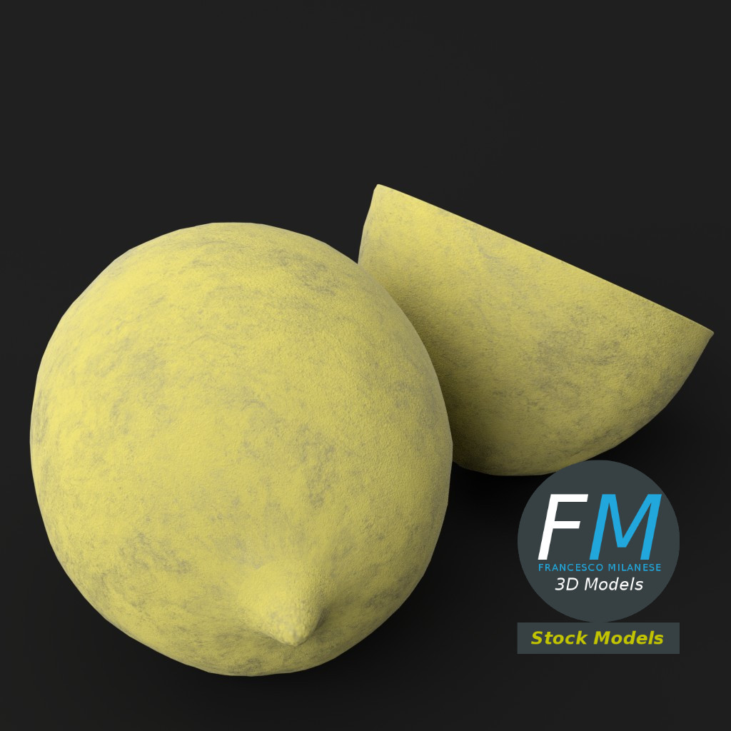 3D-Modell - Zitronen - 05