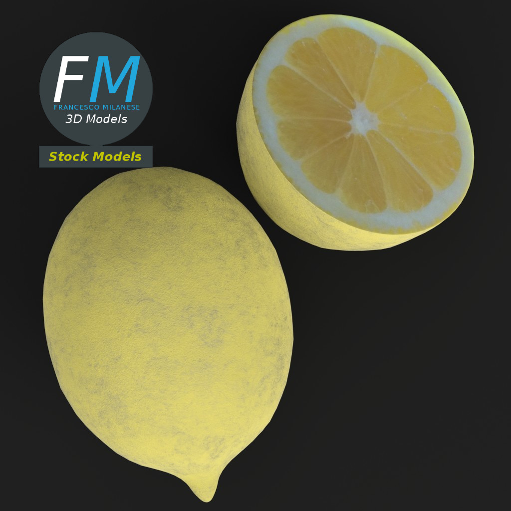 3D-Modell - Zitronen - 06