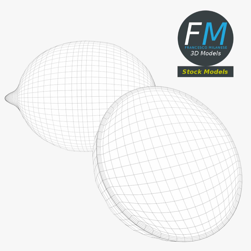 3D-Modell - Zitronen - 07