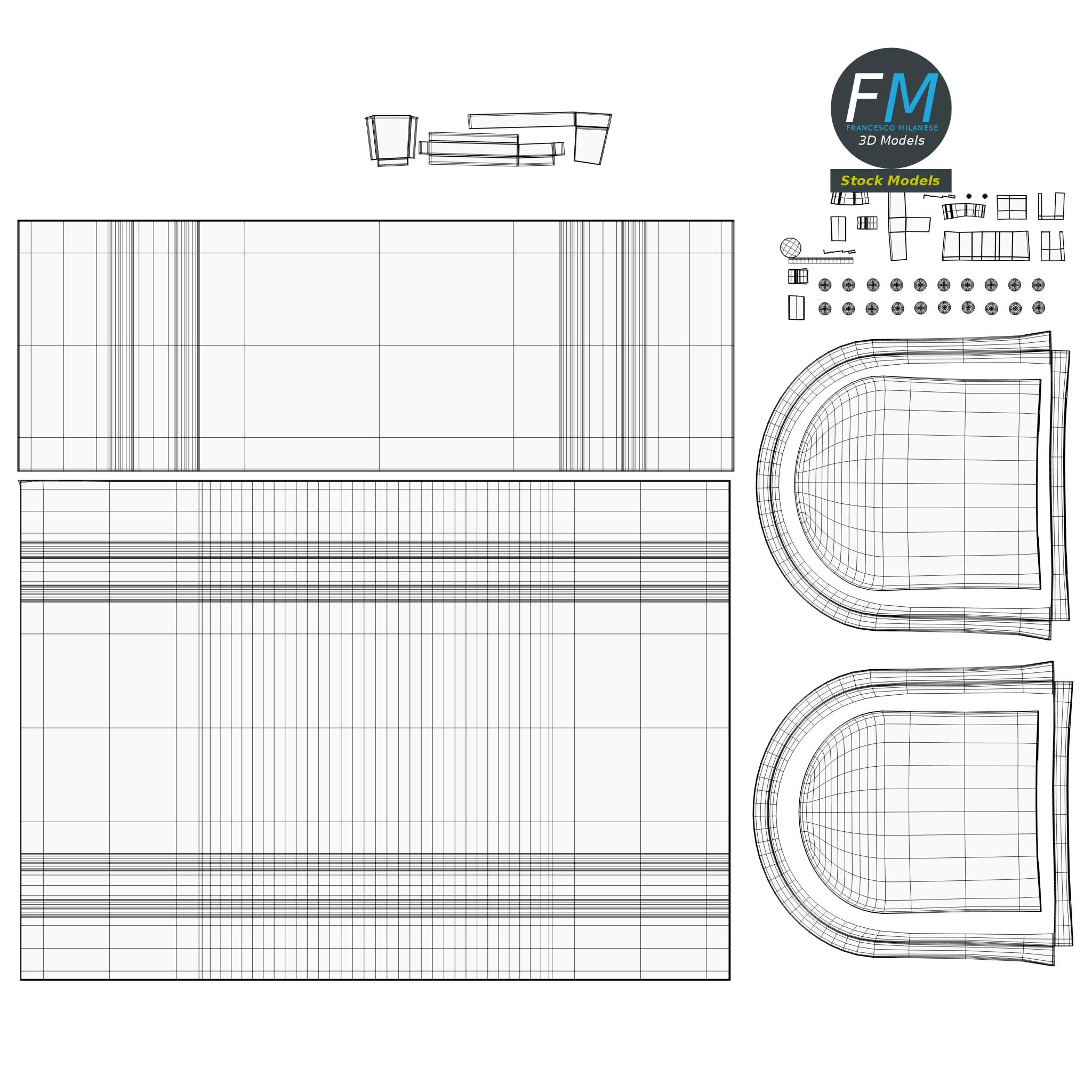 3D-Modell - Ländlicher Briefkasten - 11