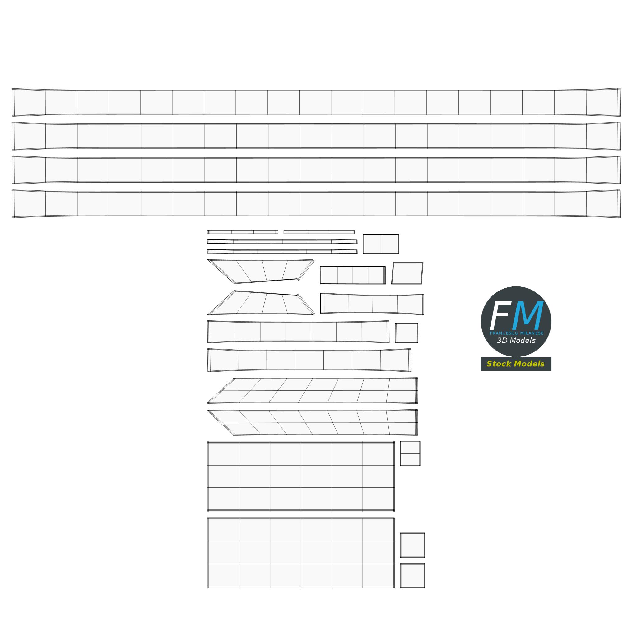 3D-Modell - Ländlicher Briefkasten - 12 3D-Modell - Ländlicher Briefkasten - 12