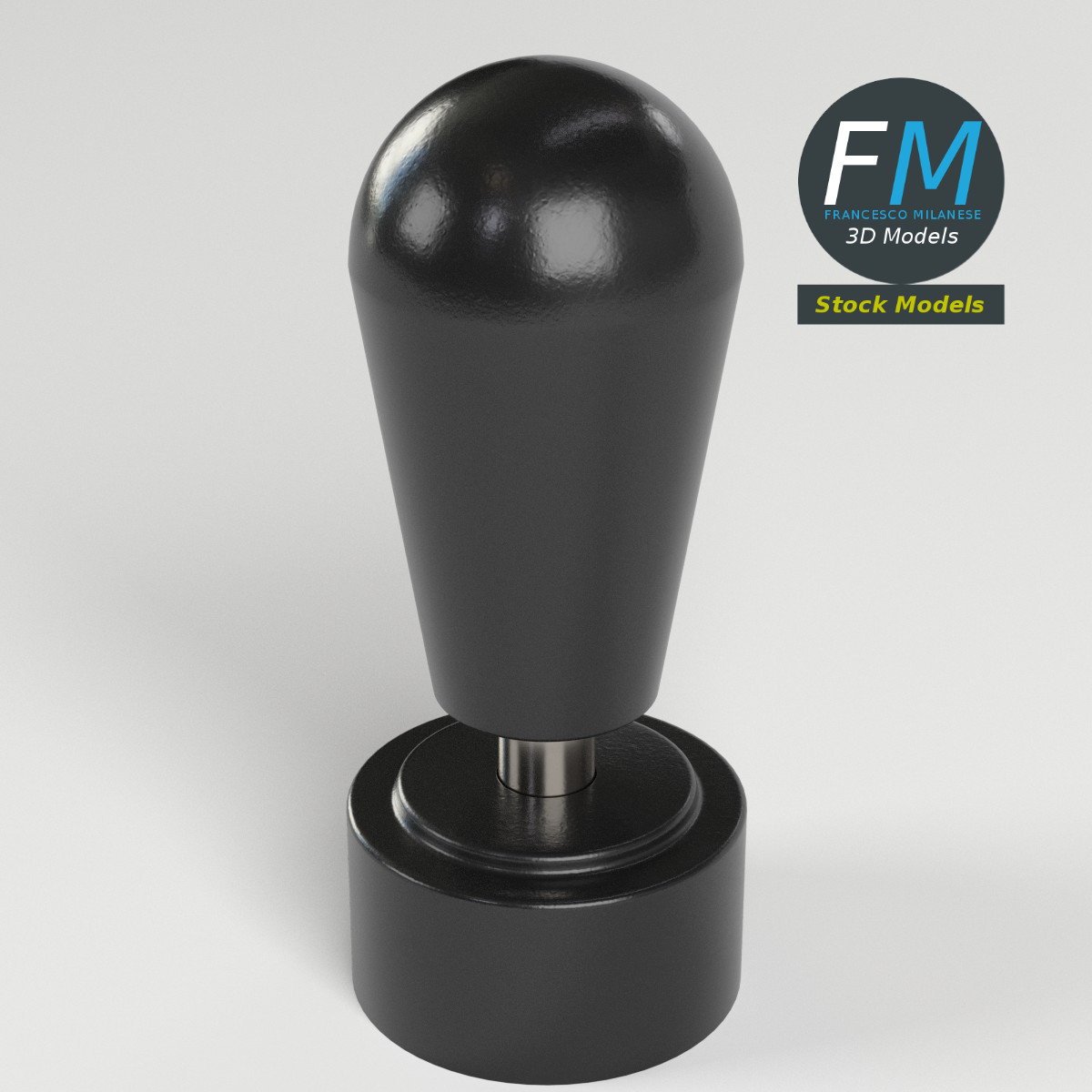 3D-Modell - Steuerhebel - 02