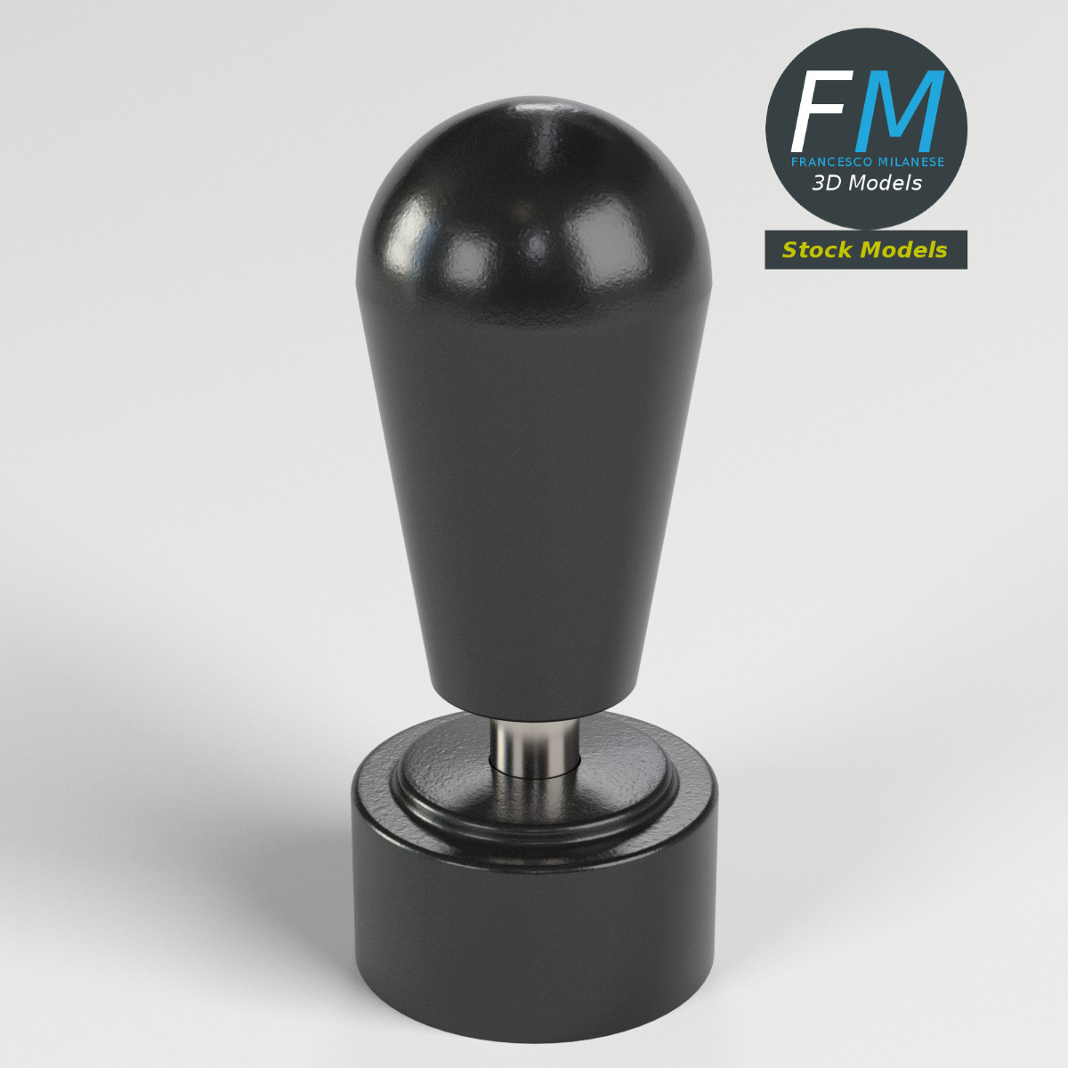 3D-Modell - Steuerhebel - 03