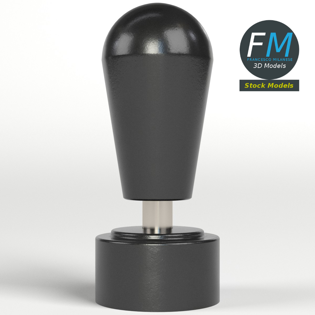 3D-Modell - Steuerhebel - 04