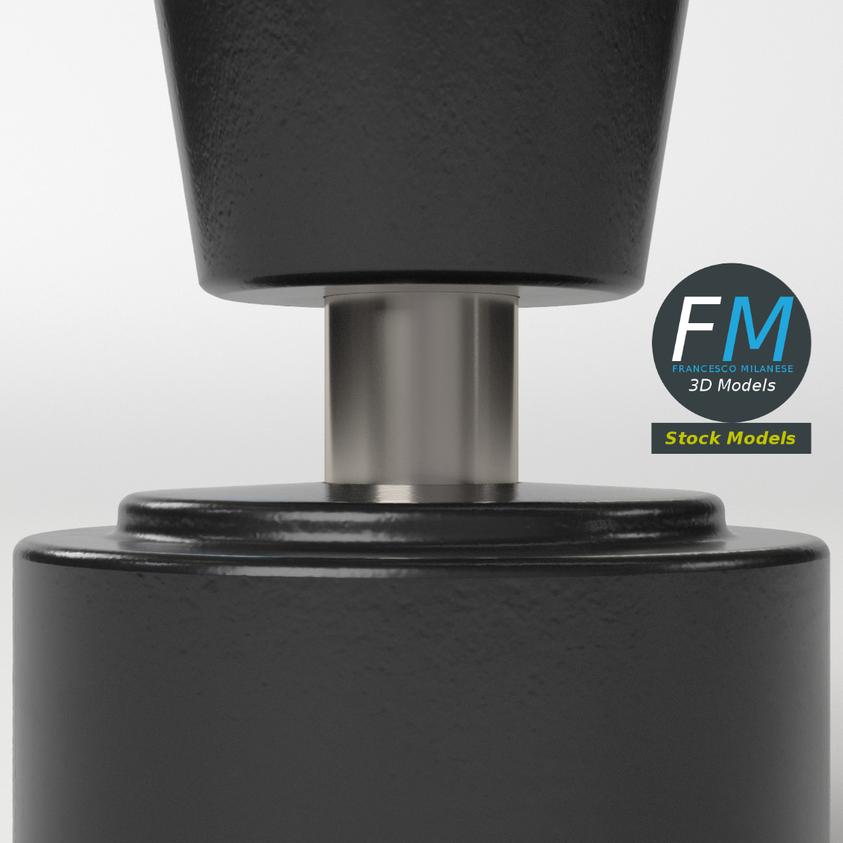 3D-Modell - Steuerhebel - 05