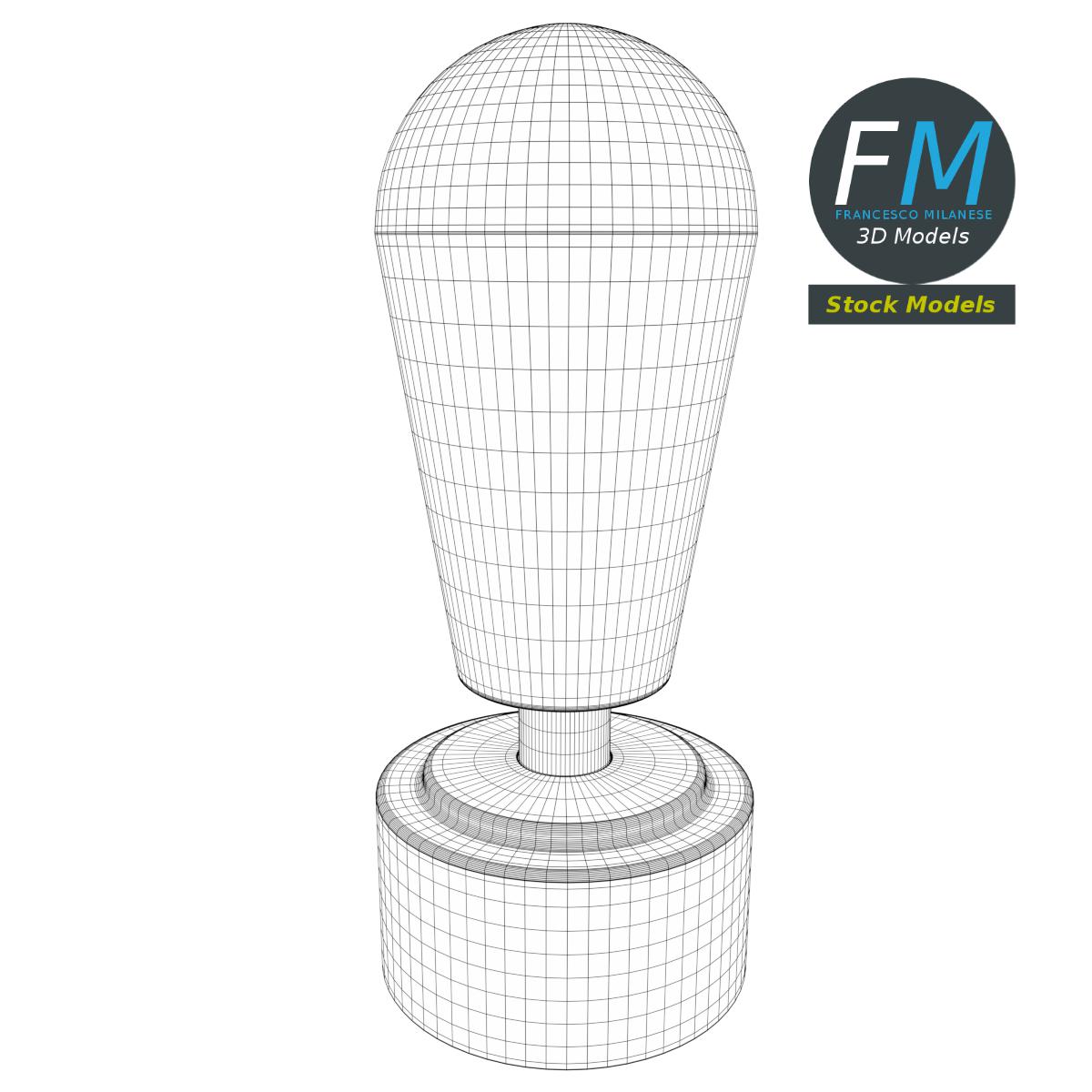 3D-Modell - Steuerhebel - 07