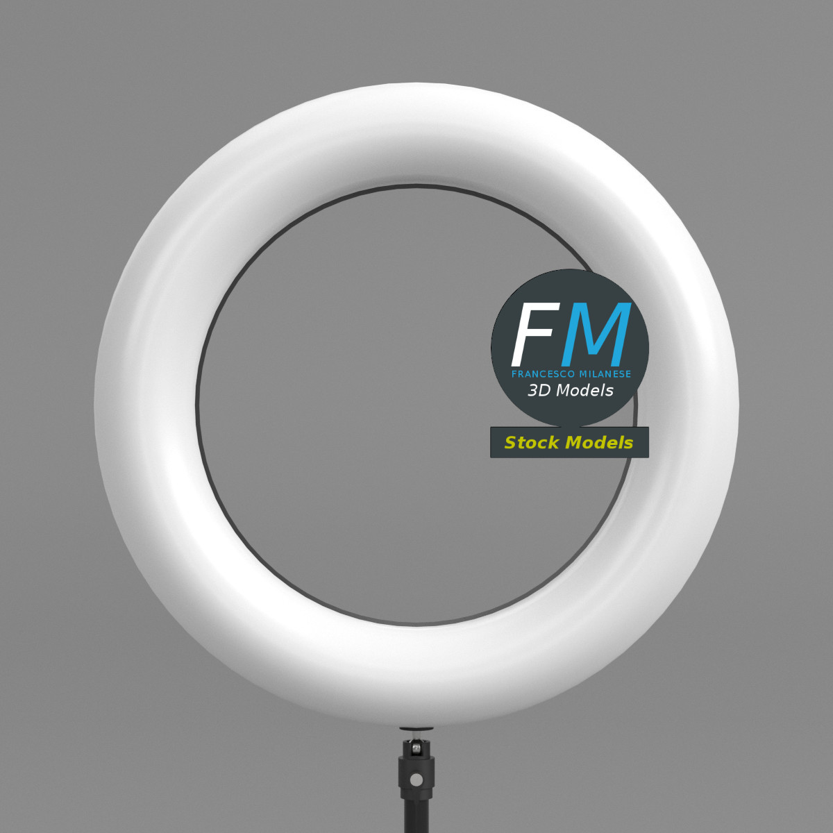 3D-Modell - Ringlicht mit Stativ - 03