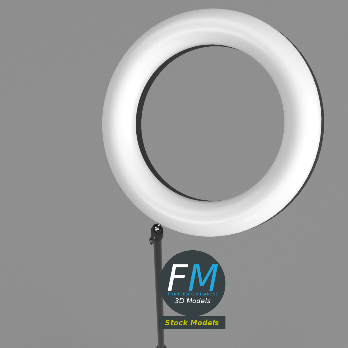 3D-Modell - Ringlicht mit Stativ - 06