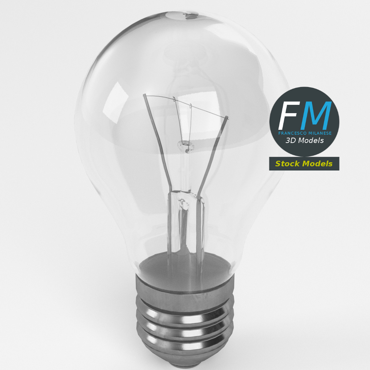 3D-Modell - Glühlampe - 02