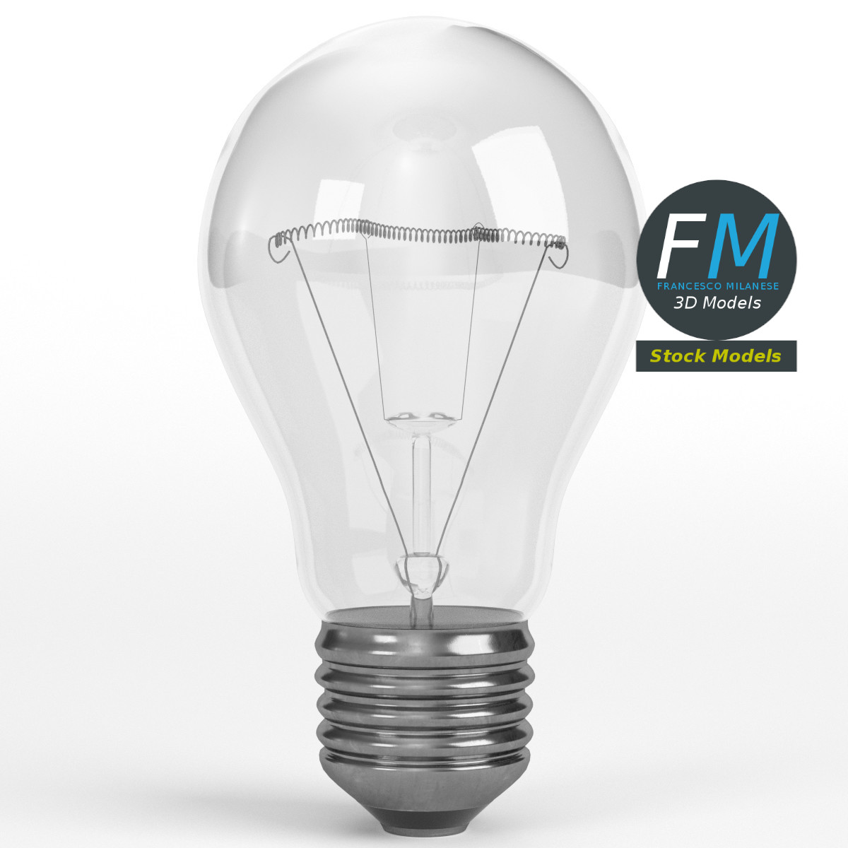 3D-Modell - Glühlampe - 01
