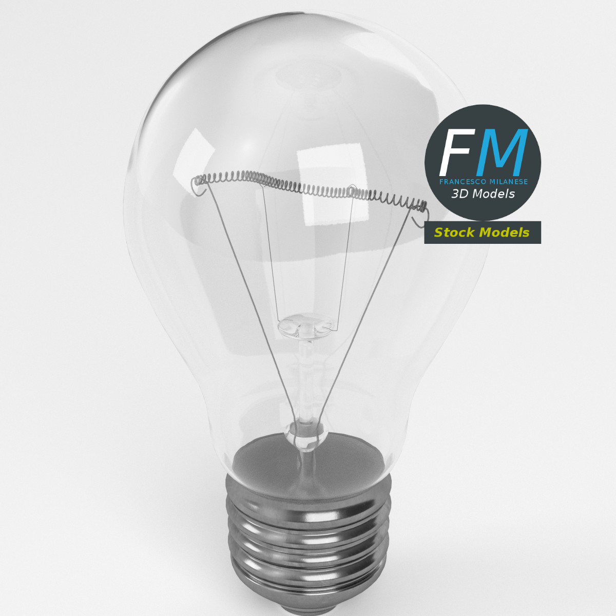 3D-Modell - Glühlampe - 02
