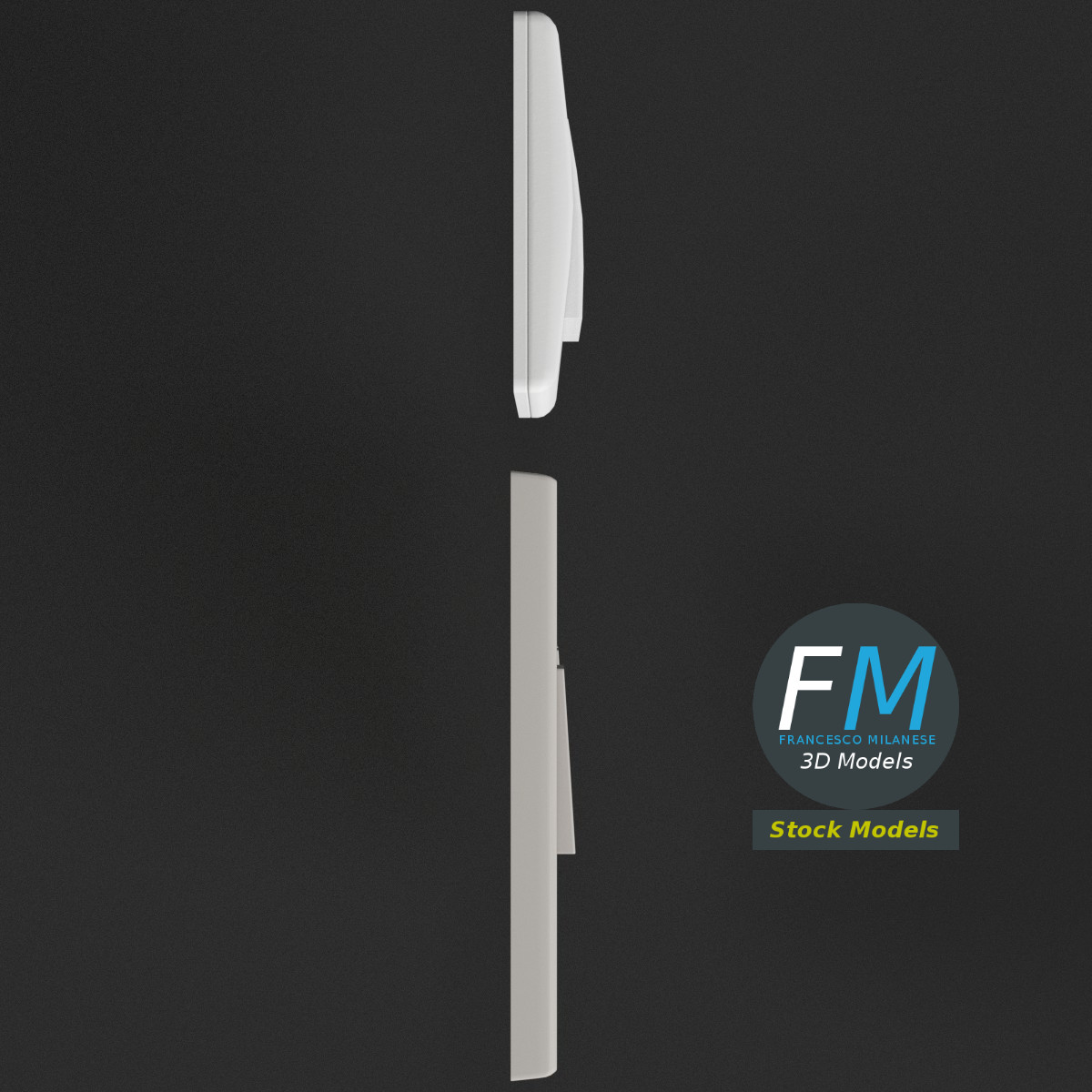 3D-Modell - Lichtschalter-Set - 06