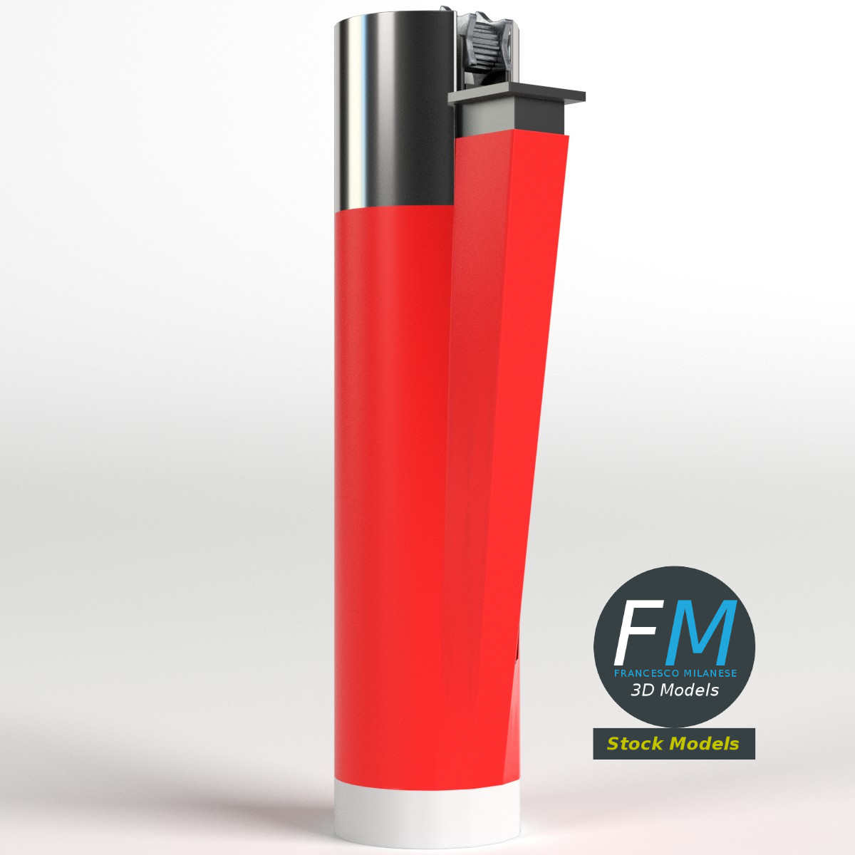 3D-Modell - Einwegfeuerzeug - 03