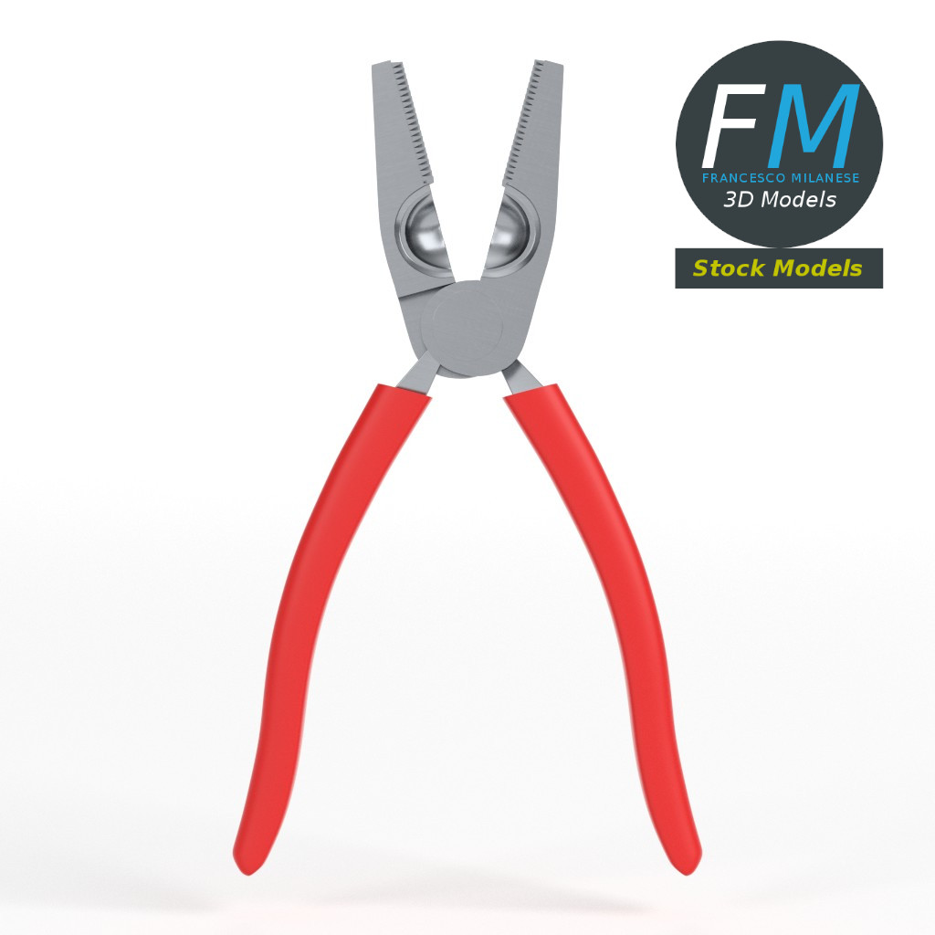 3D-Modell - Kombizange für Elektriker - 03