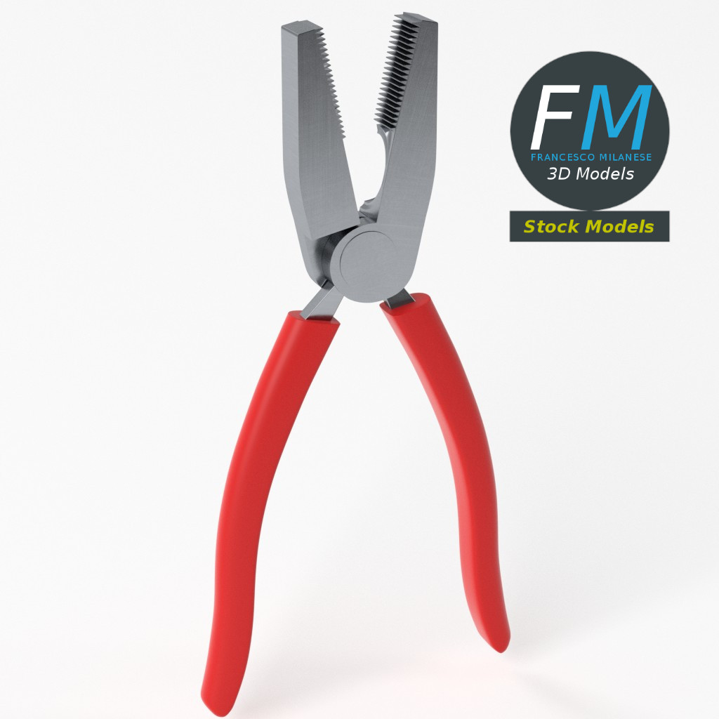 3D-Modell - Kombizange für Elektriker - 05