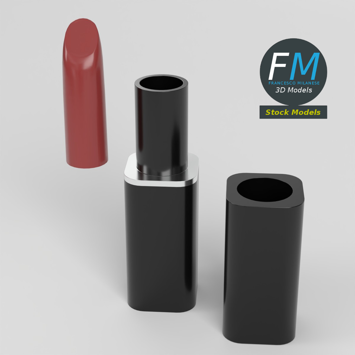 3D-Modell - Kosmetischer Lippenstift - 02