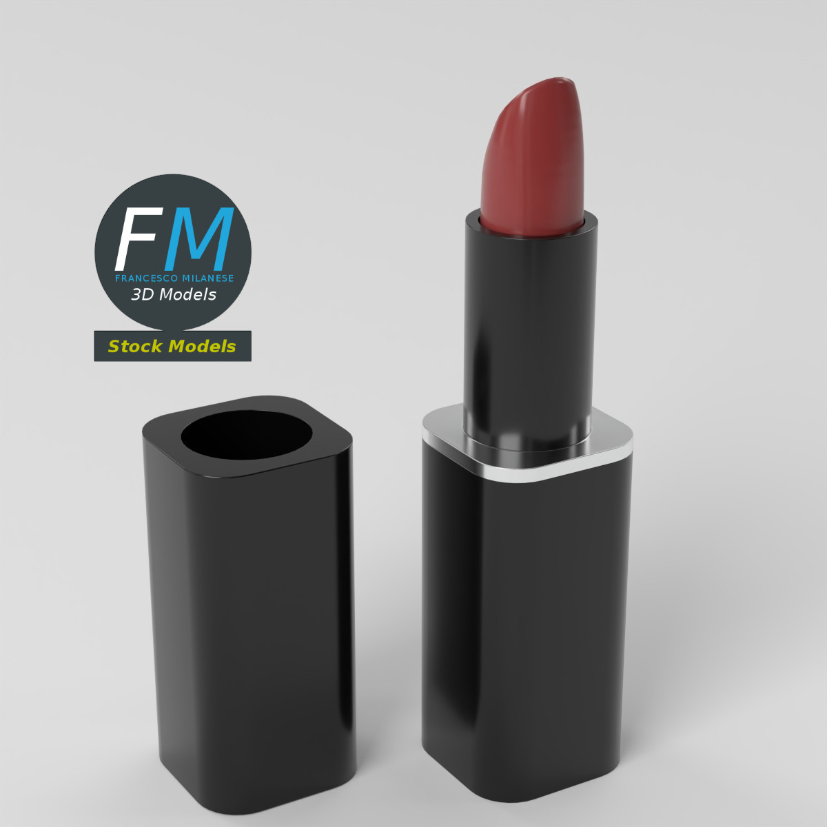 3D-Modell - Kosmetischer Lippenstift - 05