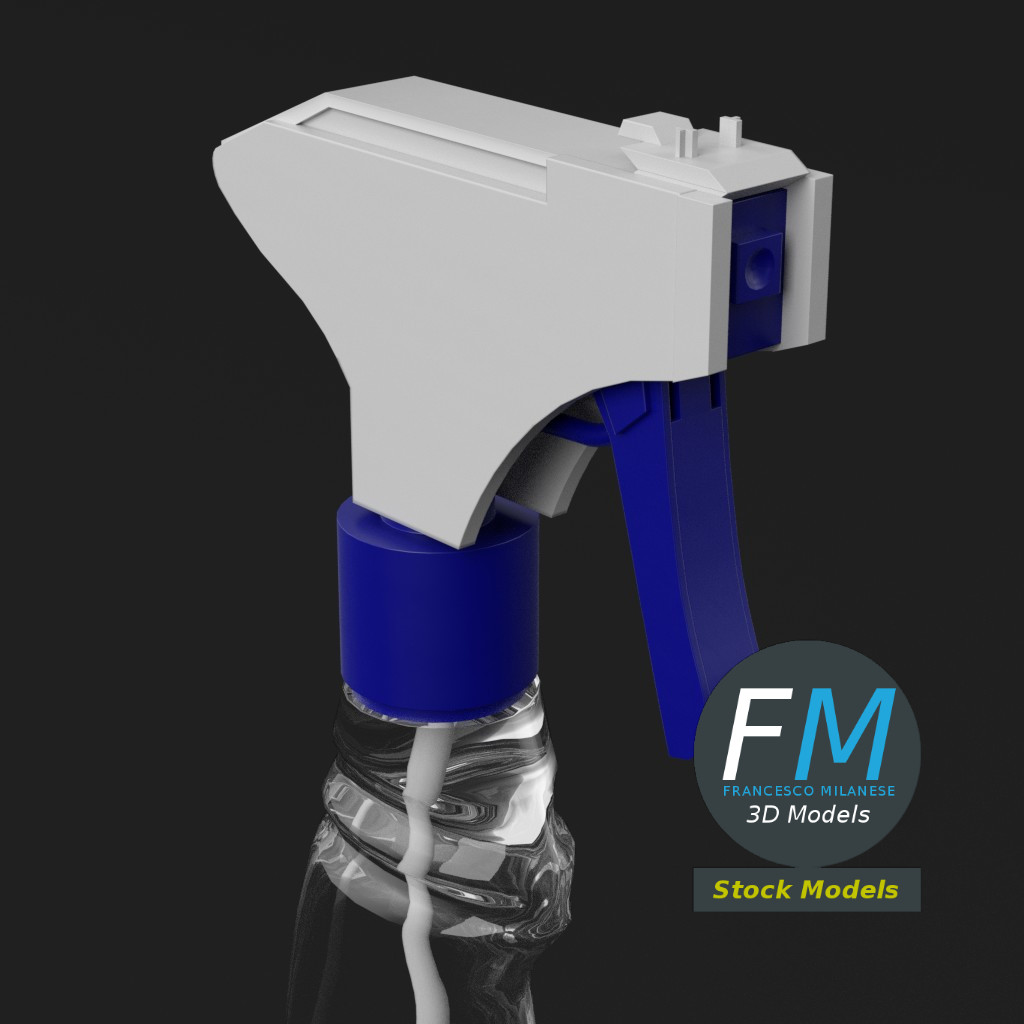 3D-Modell - Sprühflasche für Flüssigkeiten - 05