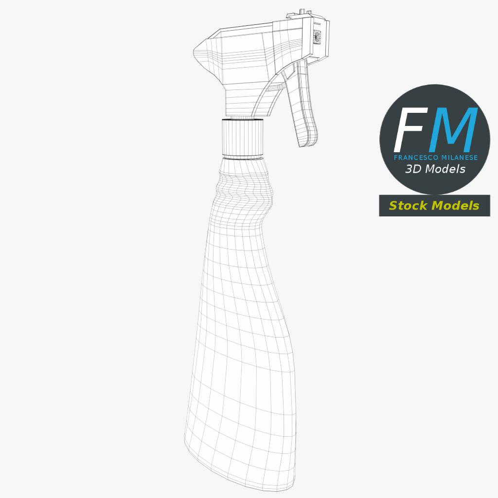 3D-Modell - Sprühflasche für Flüssigkeiten - 07