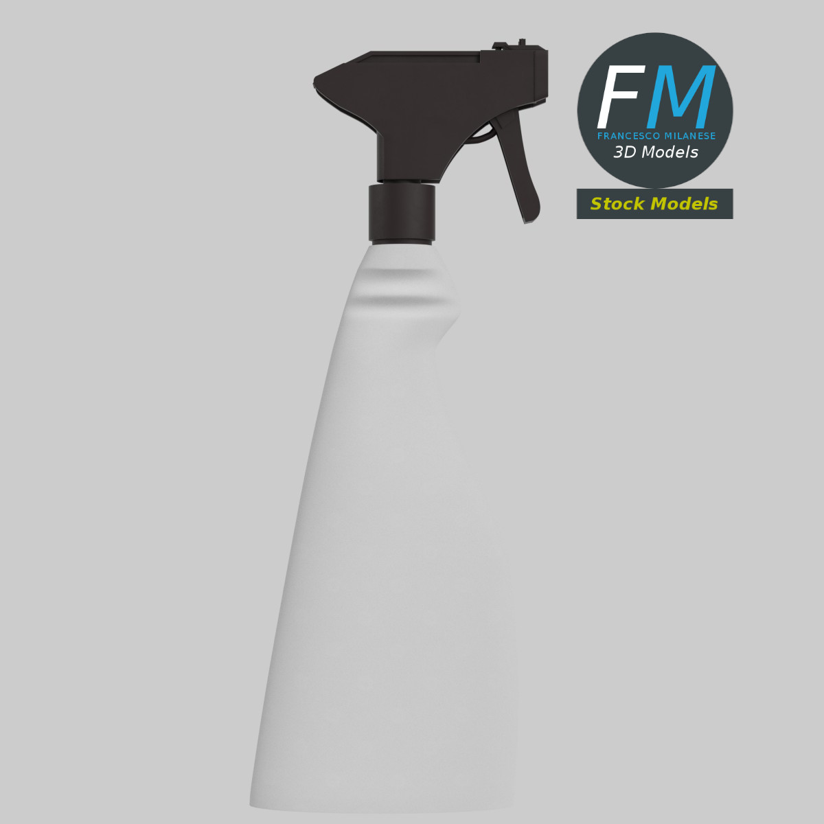 3D-Modell - Sprühflasche für Flüssigkeiten - 04