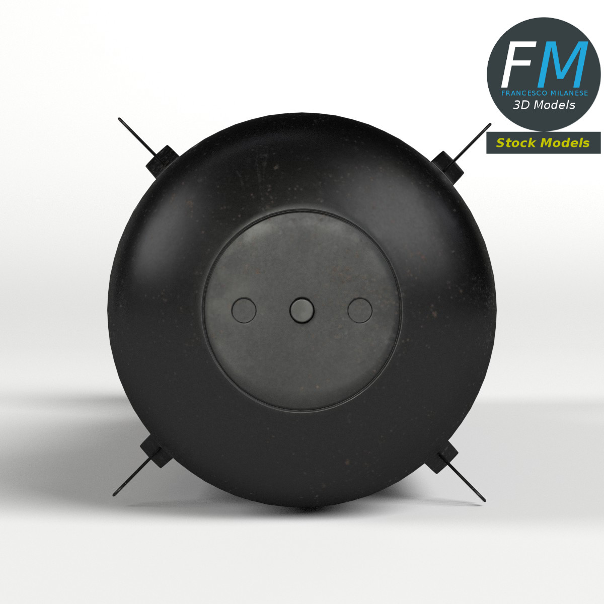 3D-Modell - Little Boy Atombombe - 04
