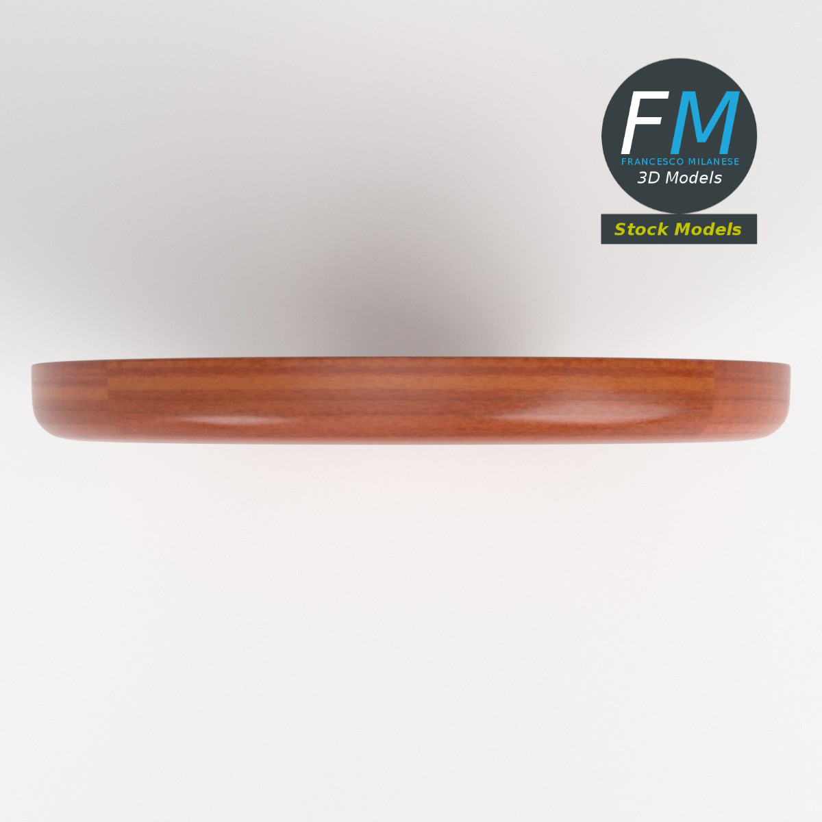 3D-Modell - Wohnzimmer-Wanduhr - 06