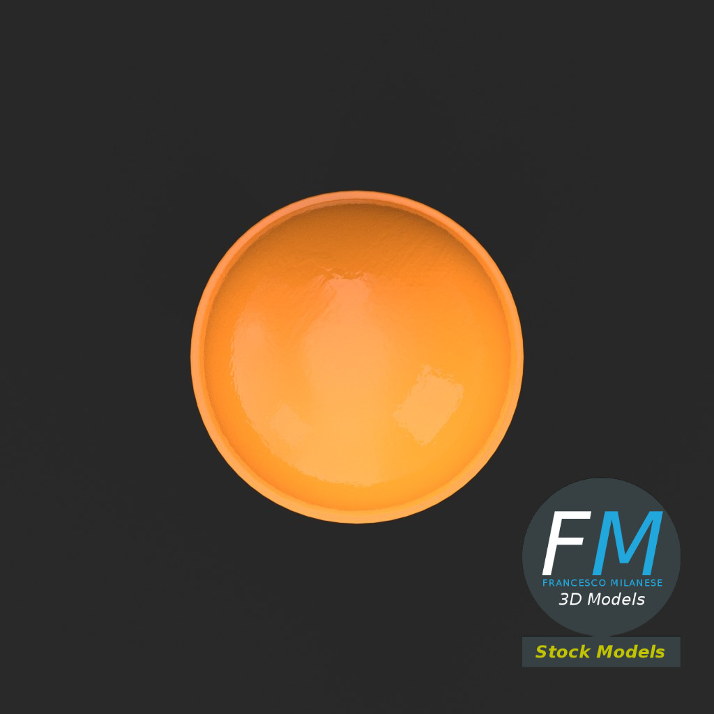 3D-Modell - Oranger Lutscher - 06