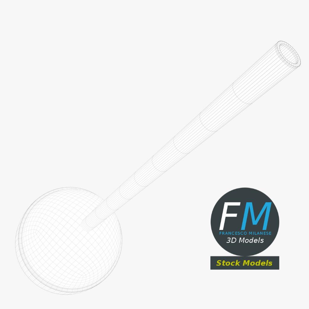 3D-Modell - Oranger Lutscher - 08