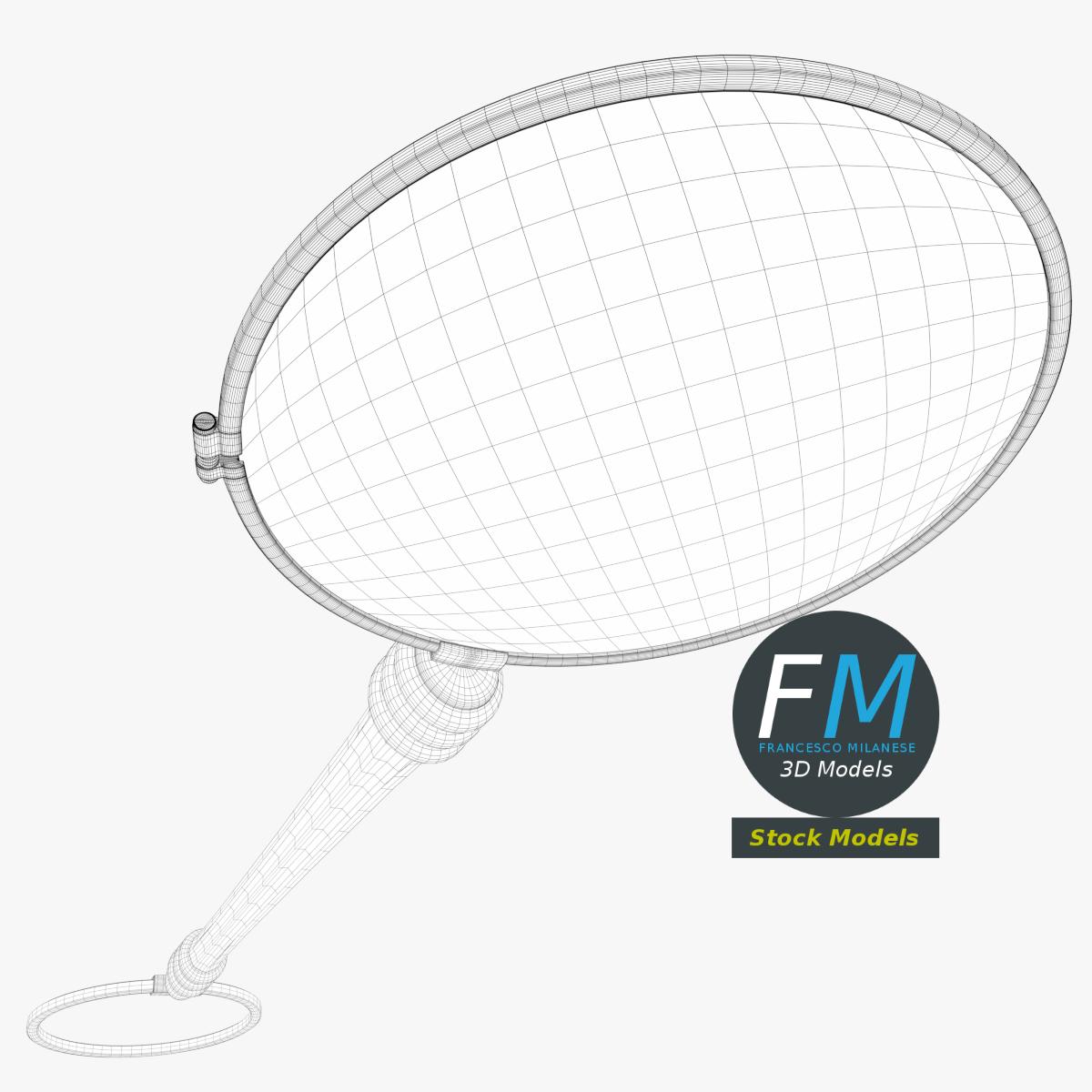 3D-Modell - Lorgnette Monokel - 07