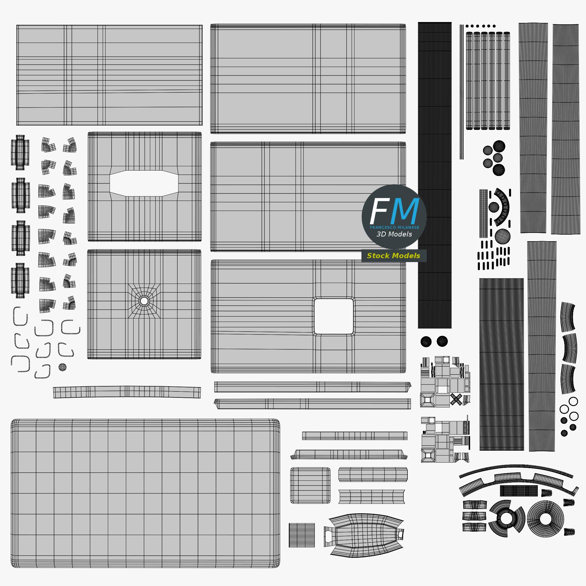 3D-Modell - Lautsprecher auf Stativ - 11 3D-Modell - Lautsprecher auf Stativ - 11