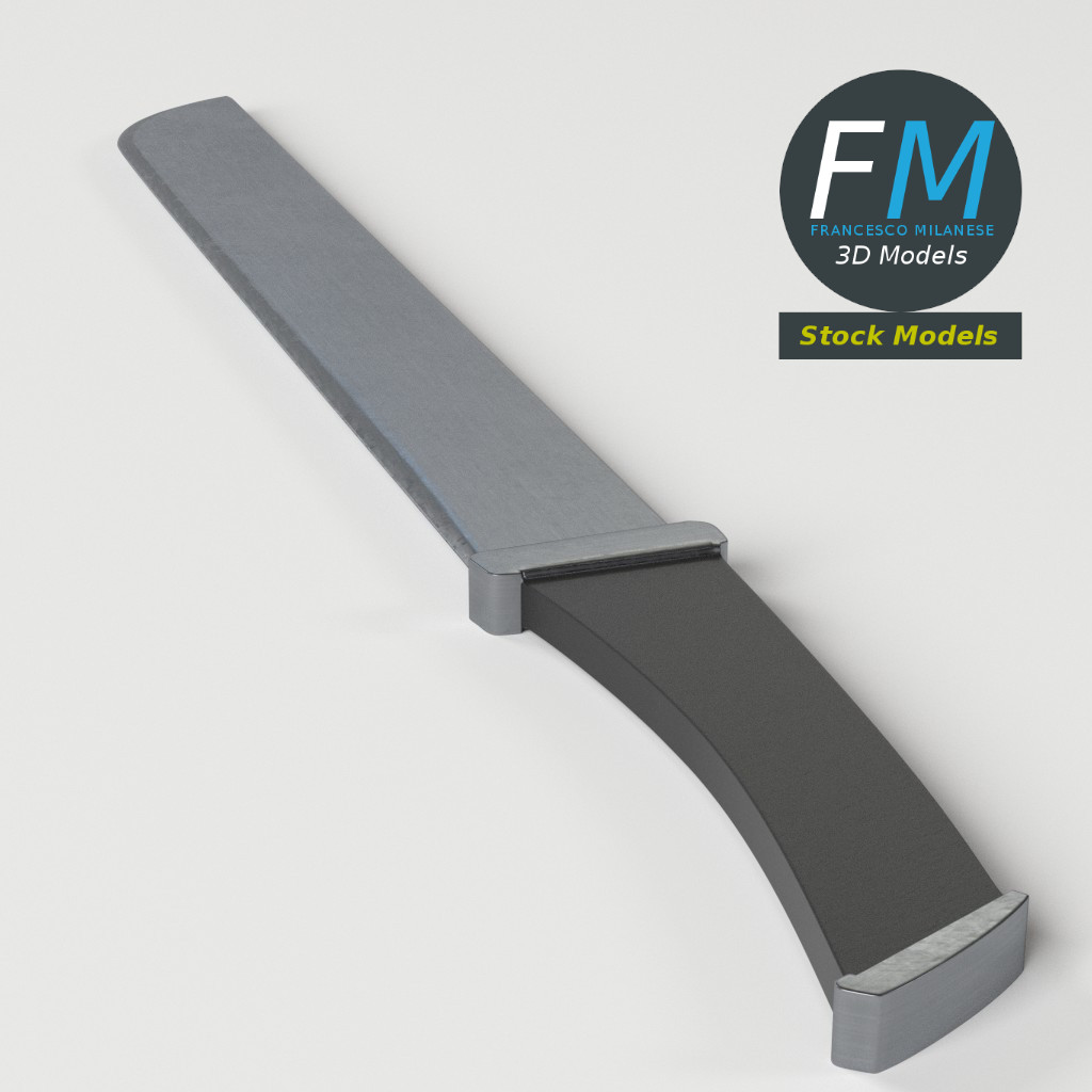 3D-Modell - Machetenmesser - 05
