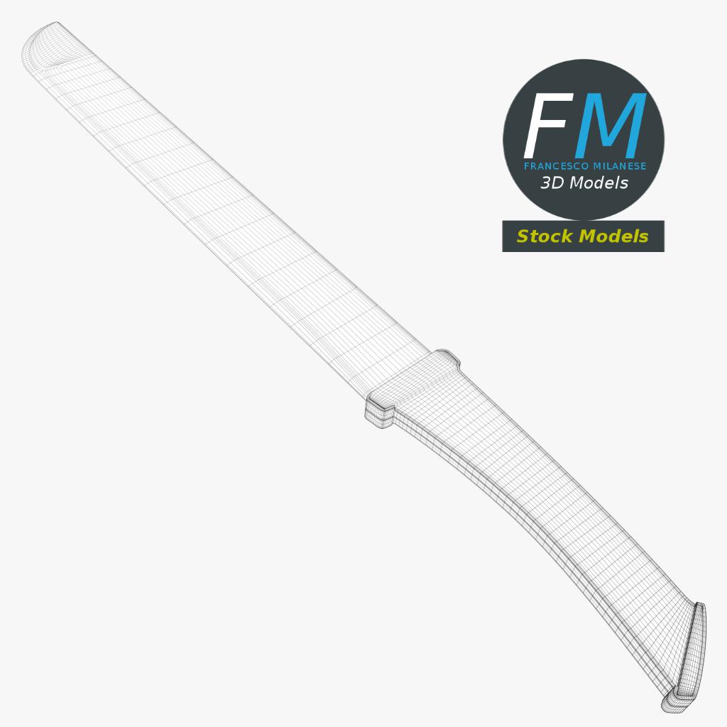 3D-Modell - Machetenmesser - 07