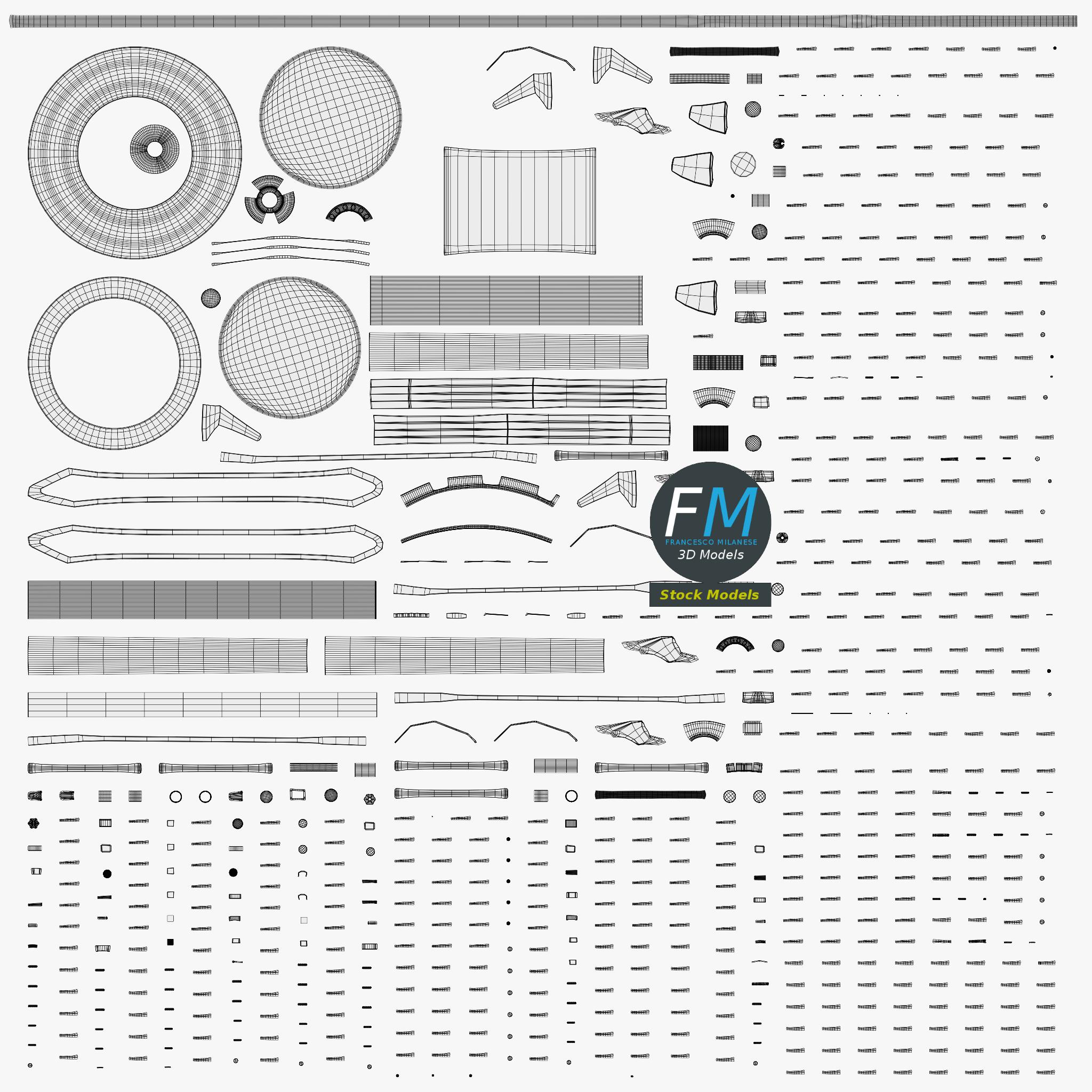 3D-Modell - Lupenleuchte mit Stativ - 11 3D-Modell - Lupenleuchte mit Stativ - 11