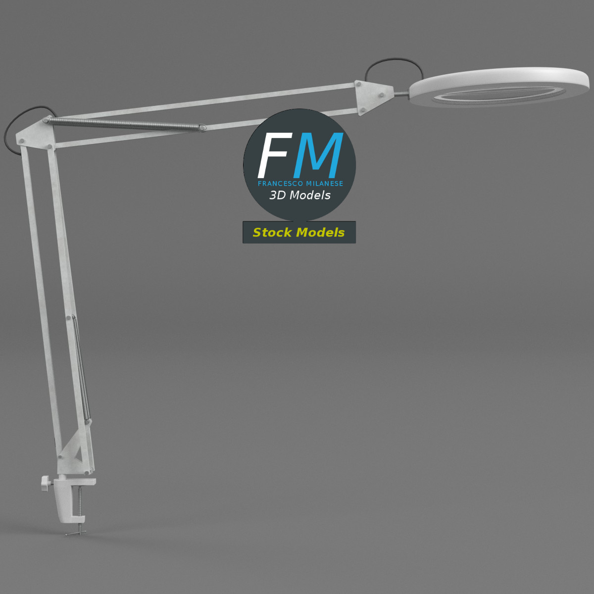 3D-Modell - Lupenleuchte - 03