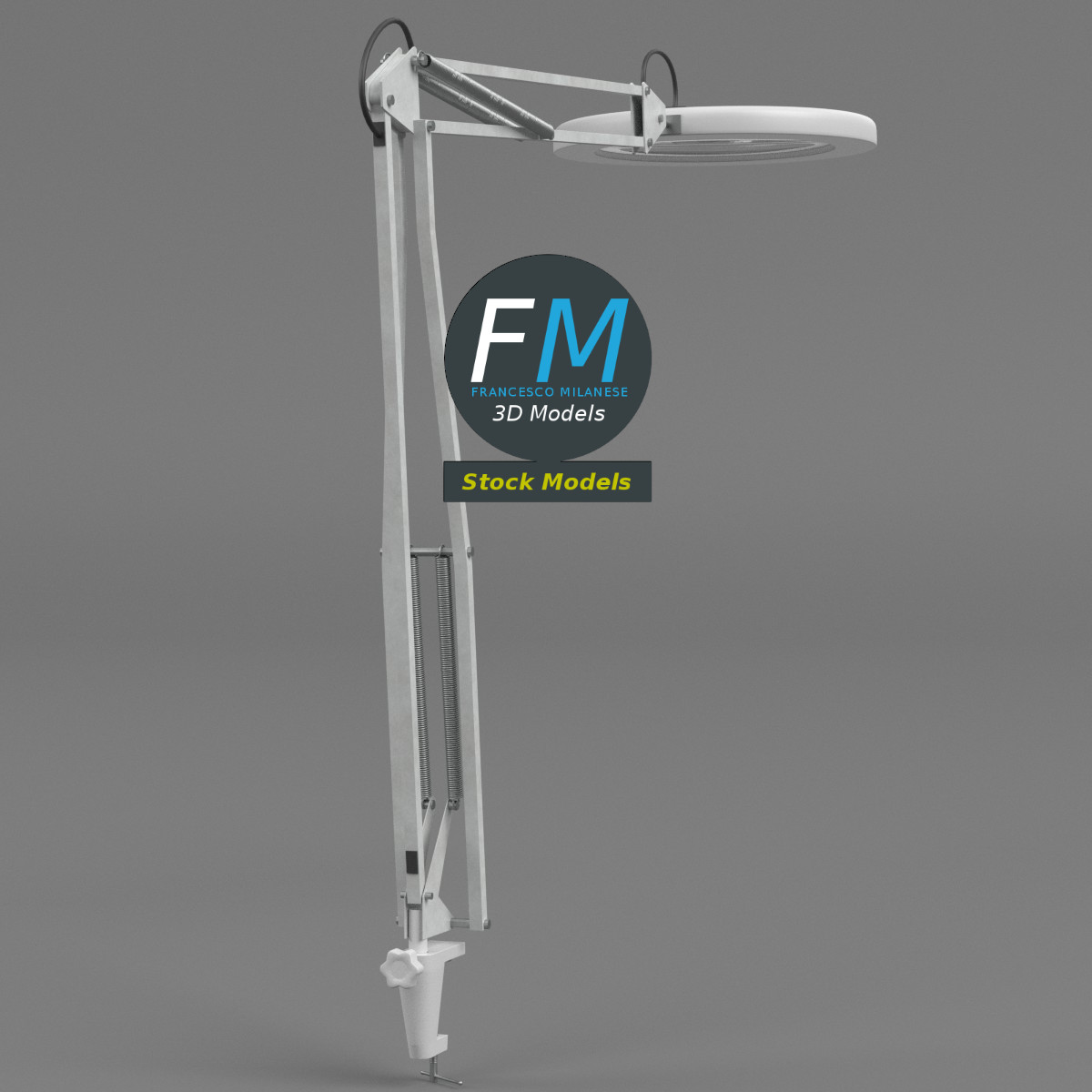 3D-Modell - Lupenleuchte - 04