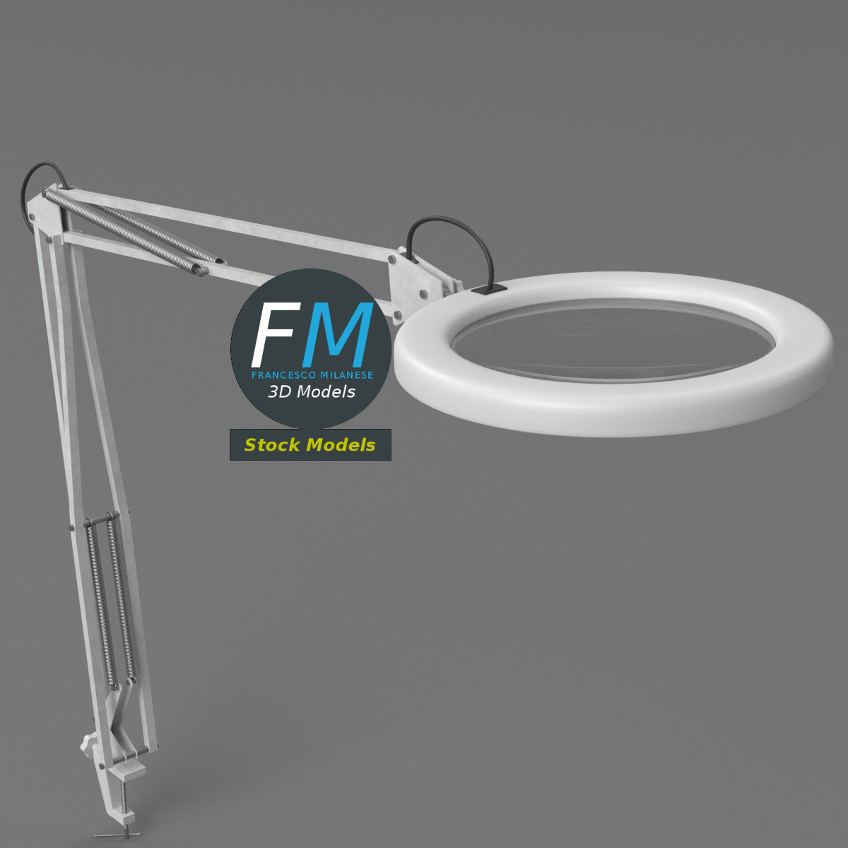 3D-Modell - Lupenleuchte - 05