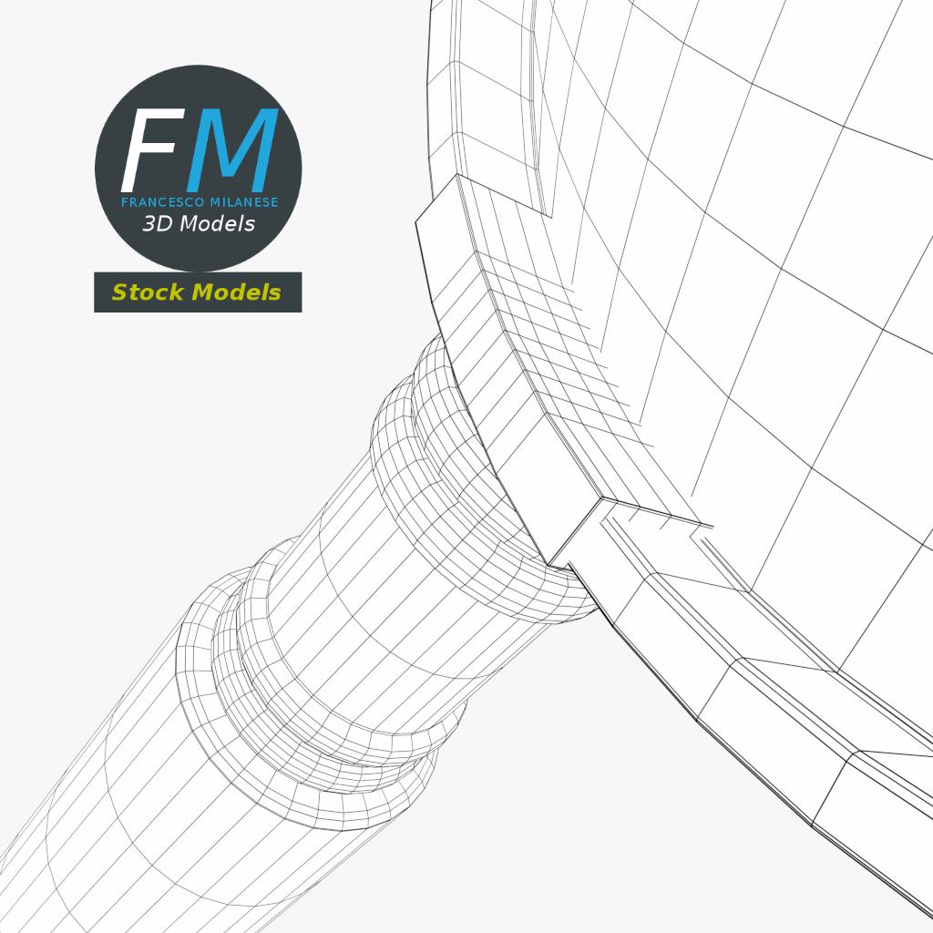 3D-Modell - Lupe - 08