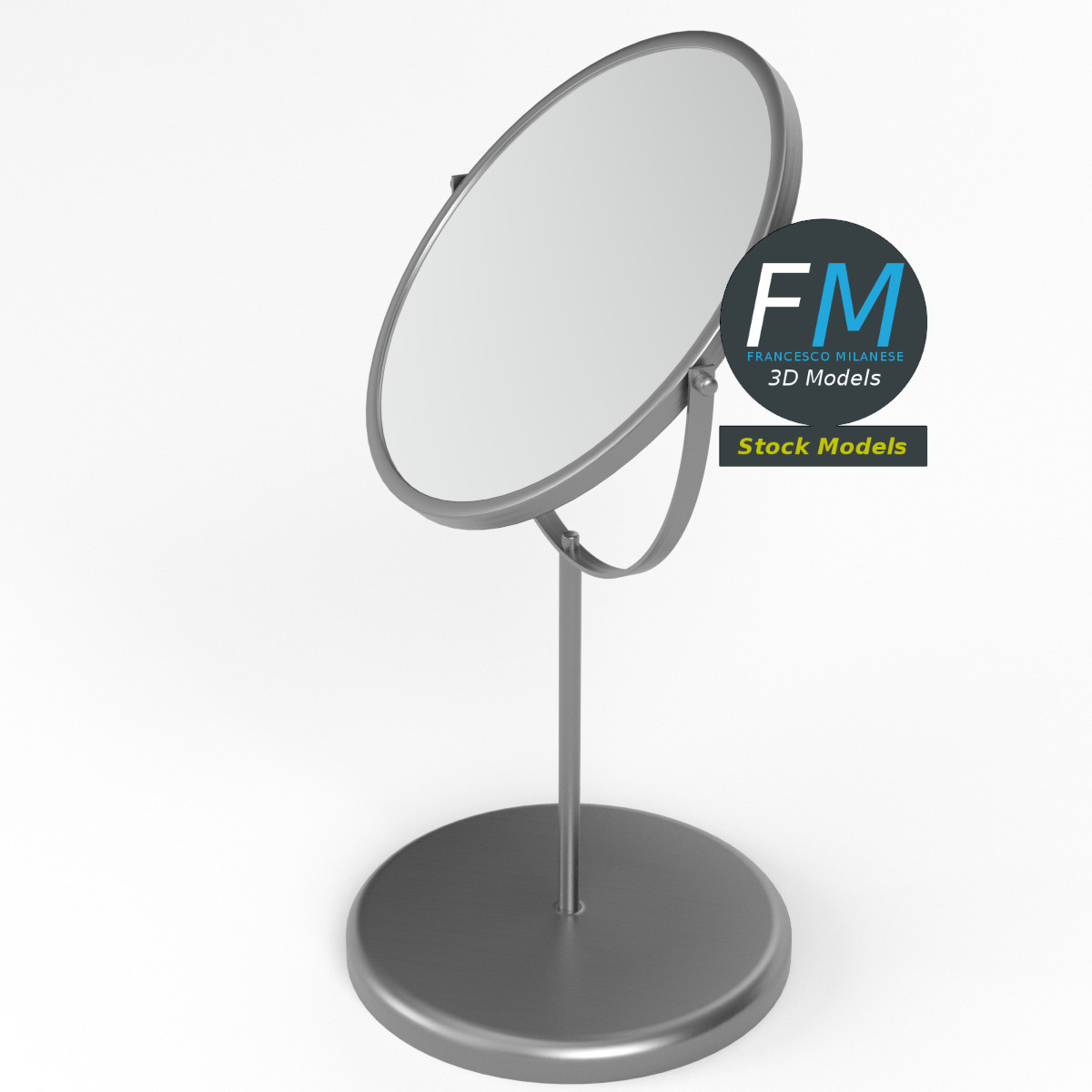3D-Modell - Kosmetikspiegel - 02