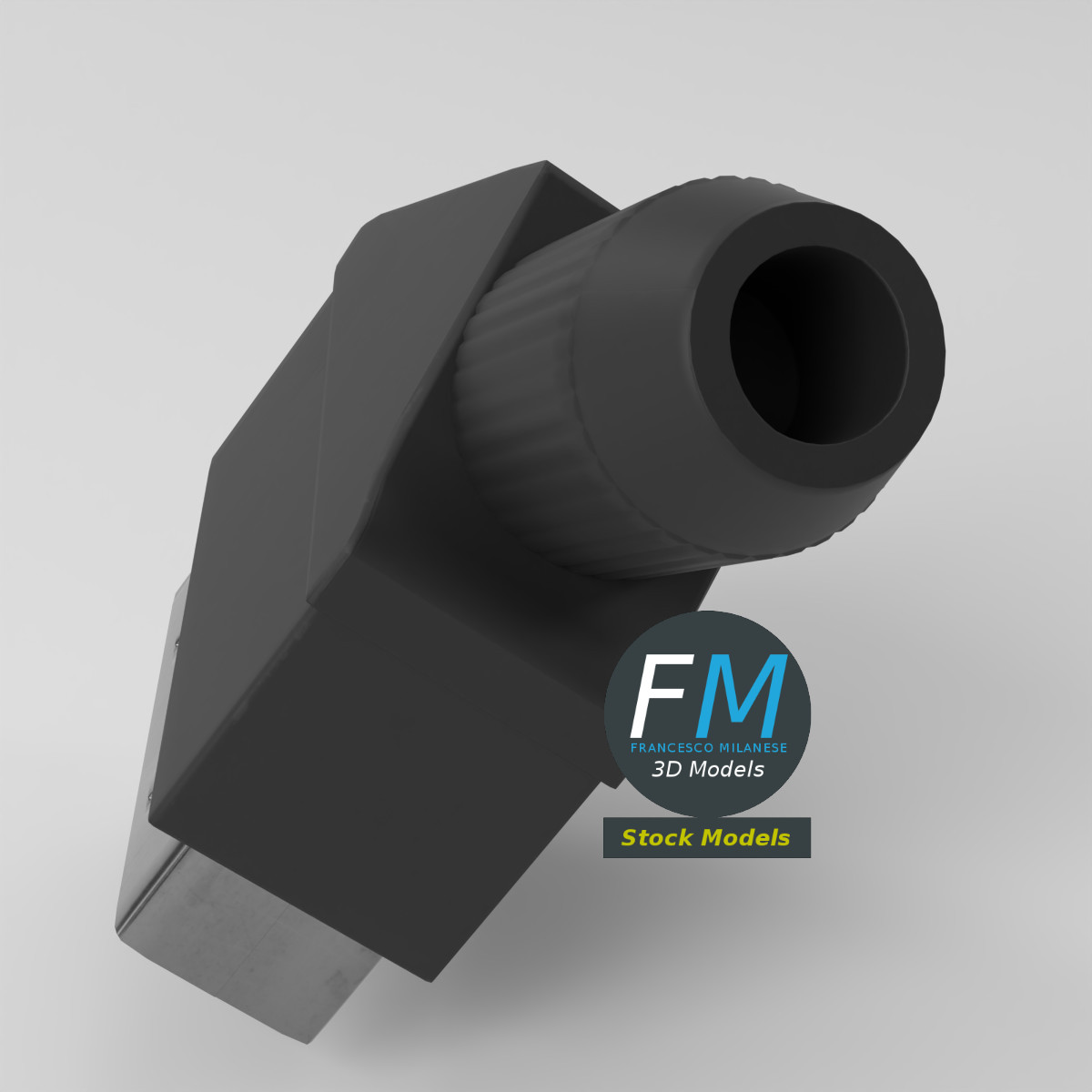 3D-Modell - SCART-Stecker - 05