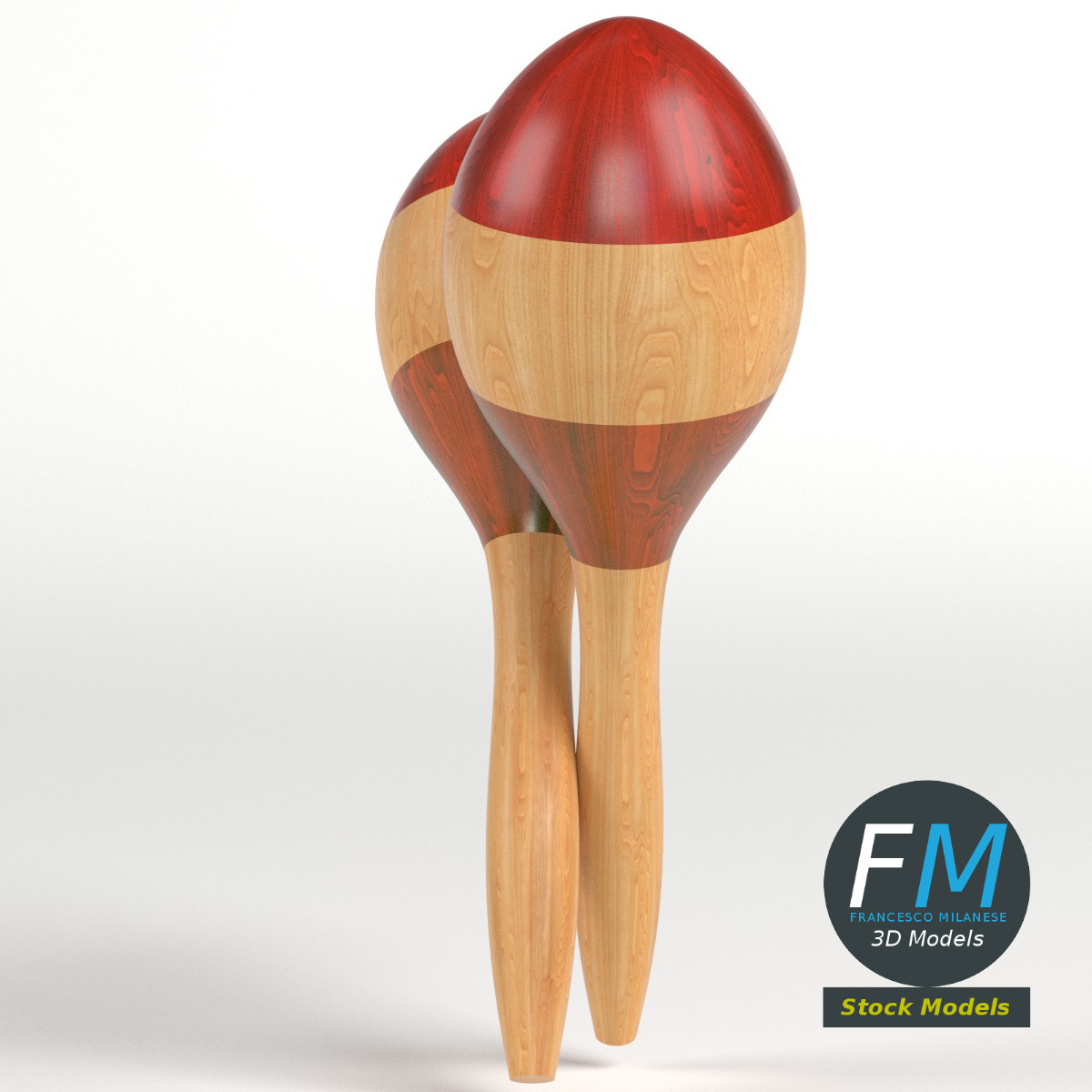 3D-Modell - Rumba-Maracas - 04
