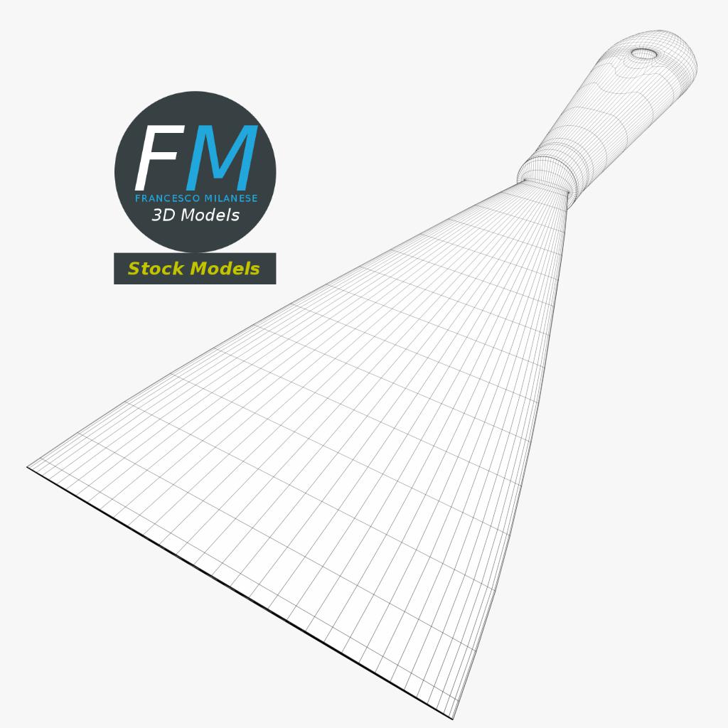 3D-Modell - Maurerspachtel - 07