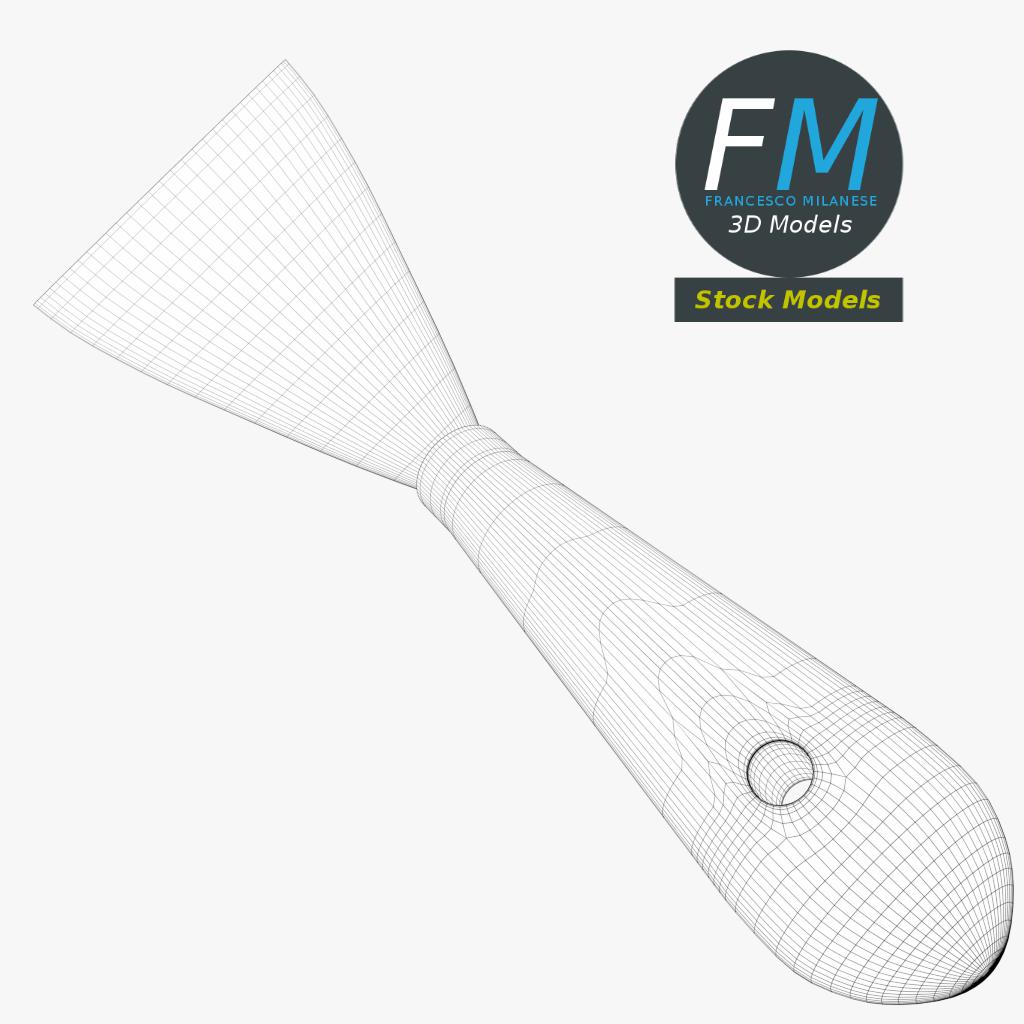 3D-Modell - Maurerspachtel - 08