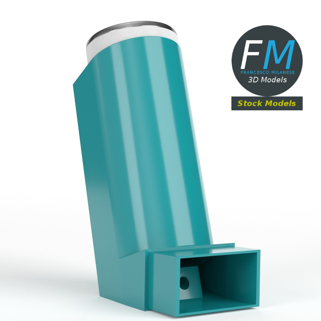 3D-Modell - Dosieraerosol-Inhalator - 01