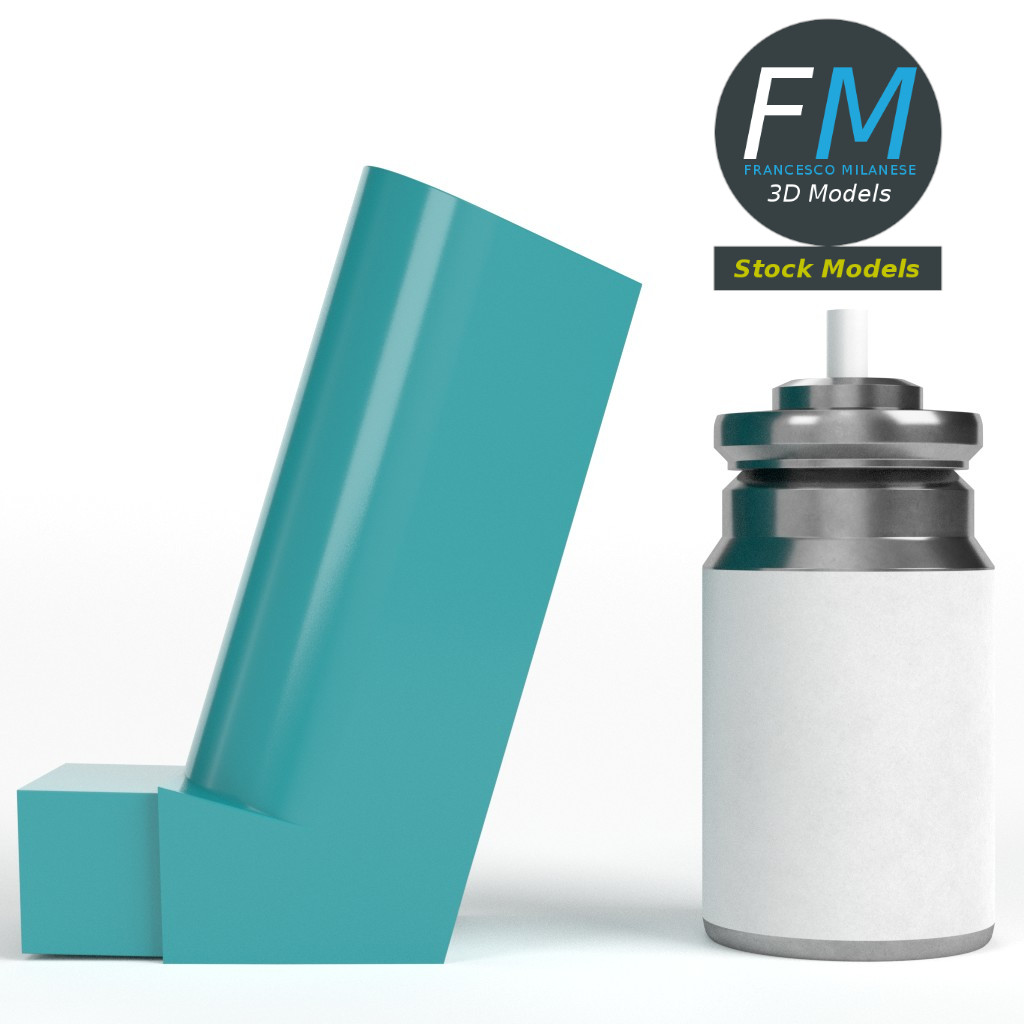 3D-Modell - Dosieraerosol-Inhalator - 03