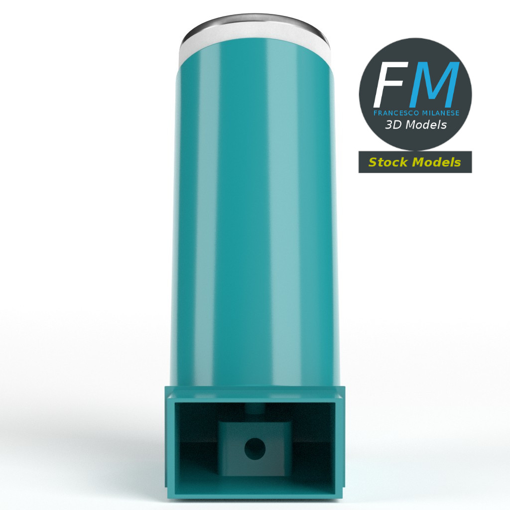 3D-Modell - Dosieraerosol-Inhalator - 04