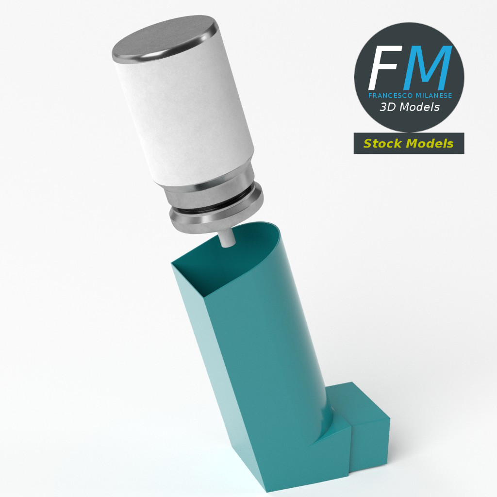3D-Modell - Dosieraerosol-Inhalator - 05